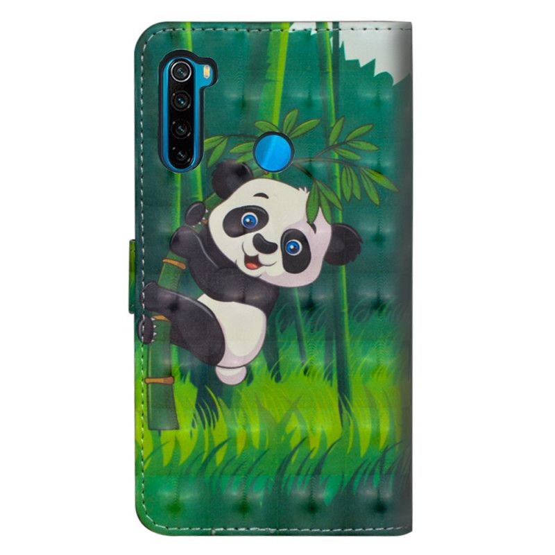 Housse Xiaomi Redmi Note 8t Panda Et Bambou