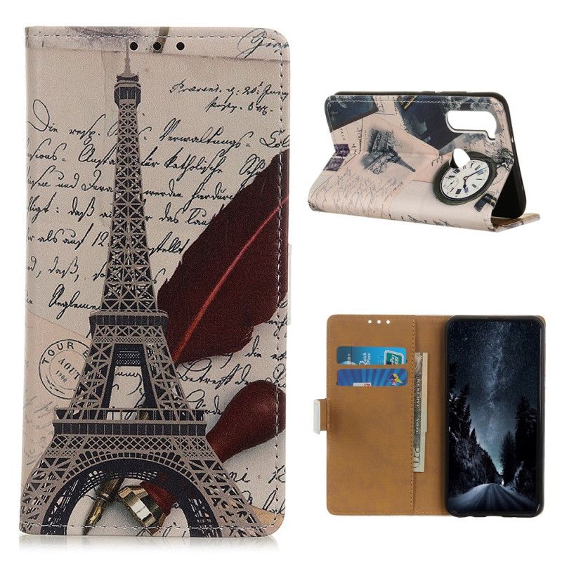 Housse Xiaomi Redmi Note 8t Tour Eiffel Du Poète