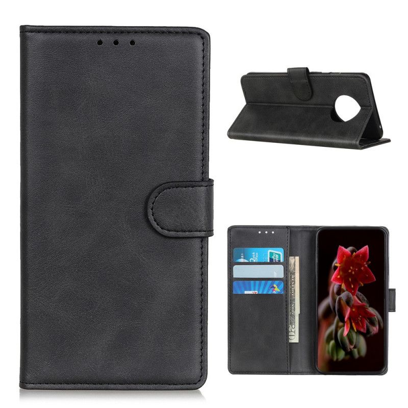 Housse Xiaomi Redmi Note 9 5g / Note 9t 5g Effet Cuir Mat Rétro