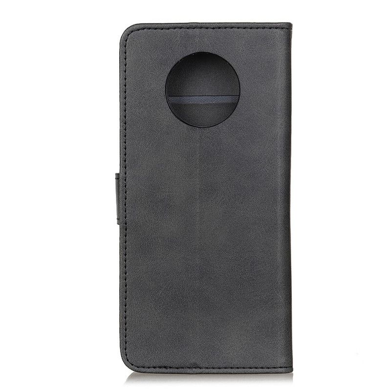 Housse Xiaomi Redmi Note 9 5g / Note 9t 5g Effet Cuir Mat Rétro