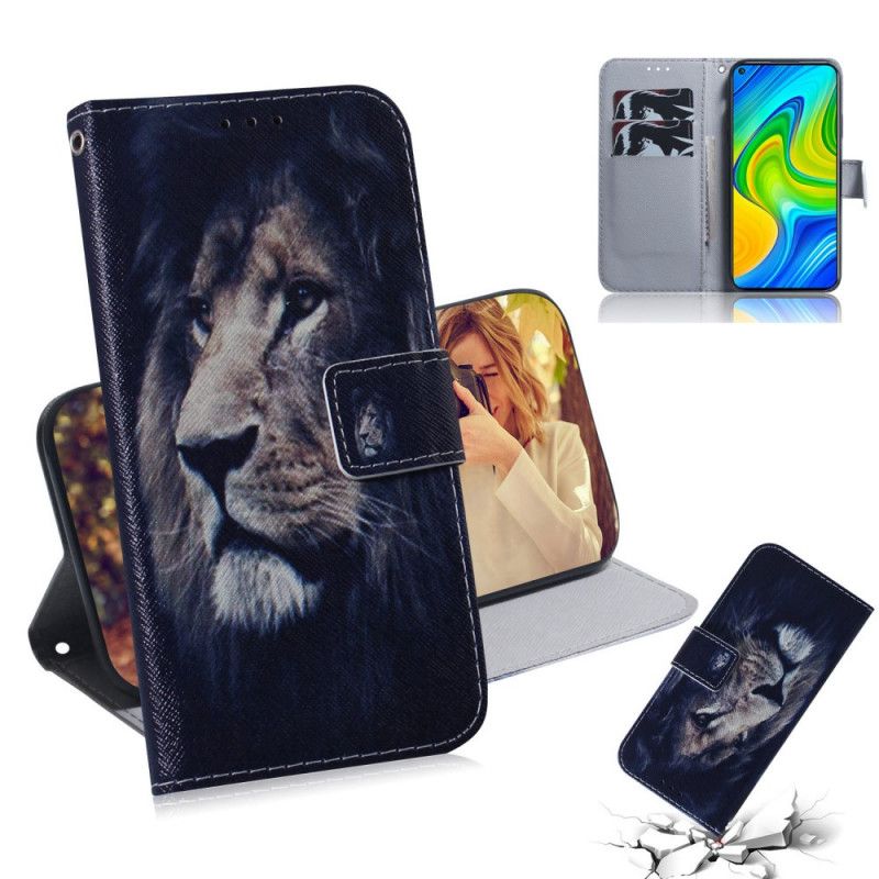 Housse Xiaomi Redmi Note 9 Dreaming Lion