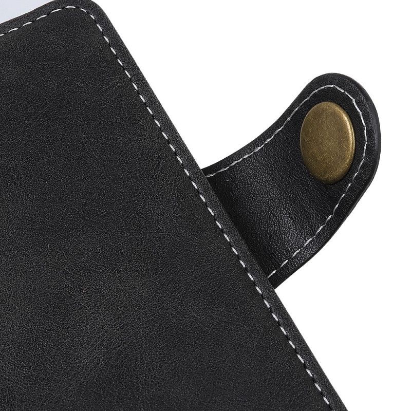 Housse Xiaomi Redmi Note 9 Pro Artistique Couture Bouton