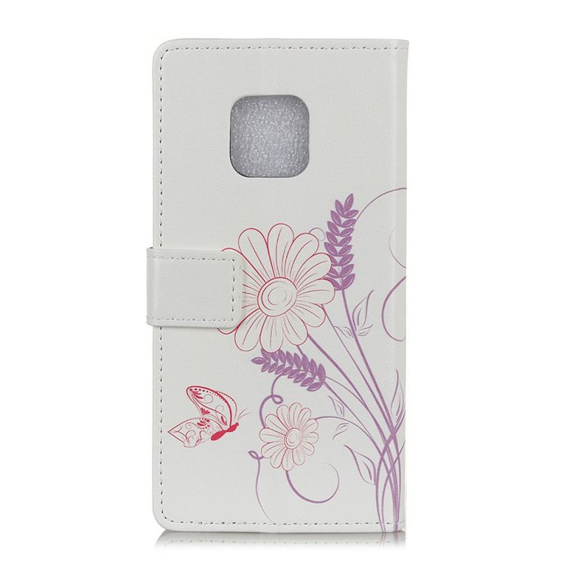 Housse Xiaomi Redmi Note 9 Pro Dessin Papillons Et Fleurs