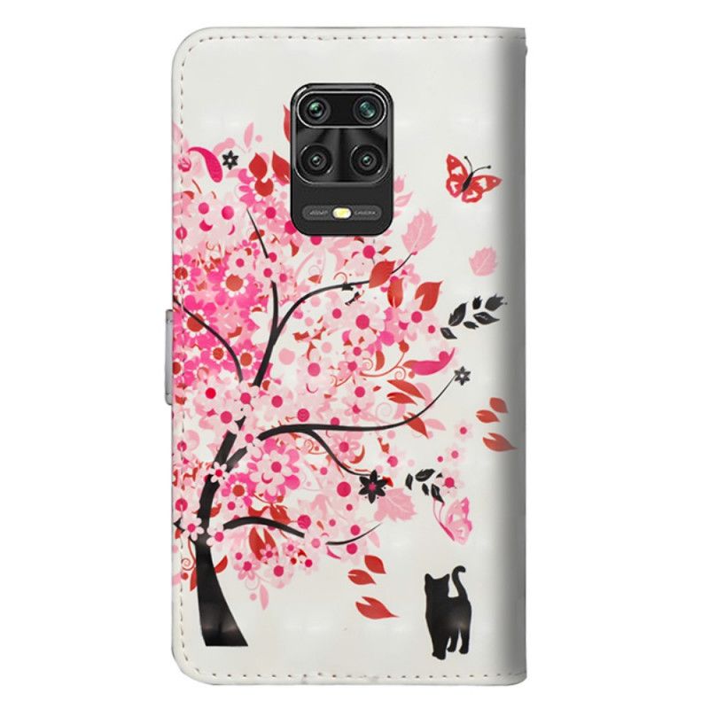 Housse Xiaomi Redmi Note 9s / Redmi Note 9 Pro Arbre Rose