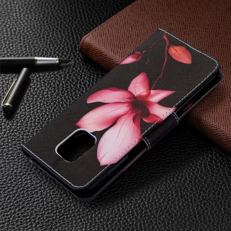 Housse Xiaomi Redmi Note 9s / Redmi Note 9 Pro Fleur Rose