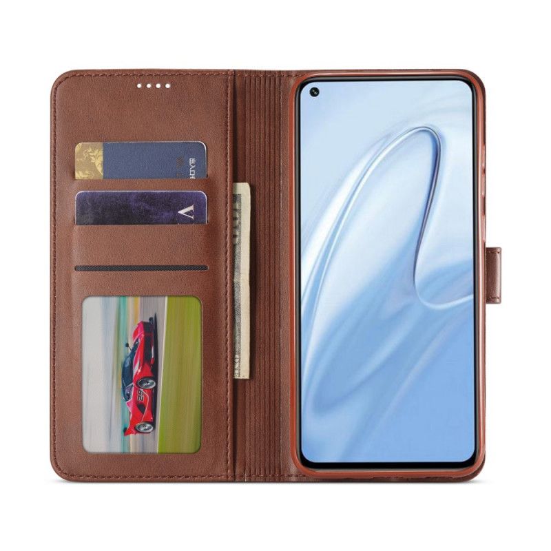 Housse Xiaomi Redmi Note 9s / Redmi Note 9 Pro Lc.imeeke Effet Cuir