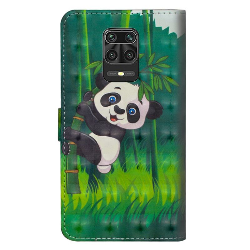 Étui Housse Xiaomi Redmi Note 9s / Redmi Note 9 Pro Panda Et Bambou
