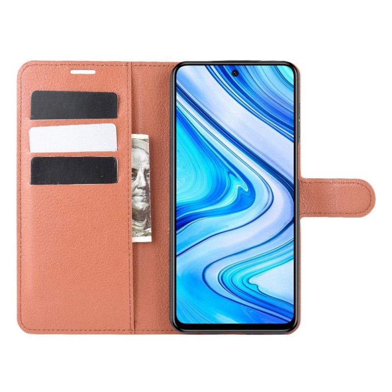 Housse Xiaomi Redmi Note 9s / Redmi Note 9 Pro Simili Cuir Classique