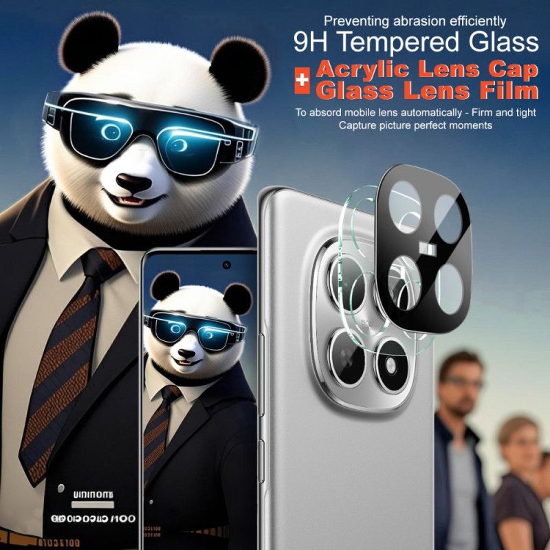 Lentille de Protection en Verre Trempé pour Écran Xiaomi Redmi Note 15 5G / Poco M8 5G (version noire)