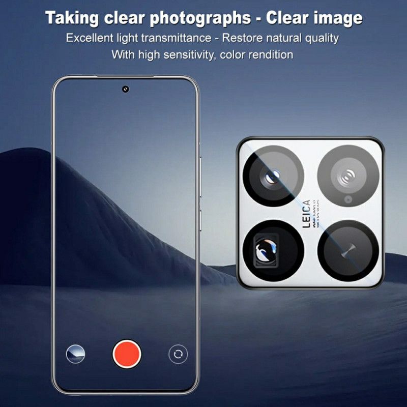 Lentille de Protection en Verre Trempé pour Xiaomi 15 Pro Cadre Auto-Positionneur