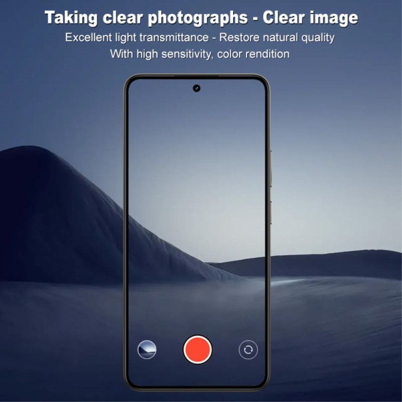 Lentille de Protection en Verre Trempé pour Xiaomi Redmi Note 14S (version noire)