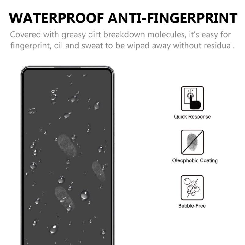 Protection Écran Verre Trempé Contours Noirs Coque Xiaomi Redmi Note 11 Pro / Note 11 Pro Plus