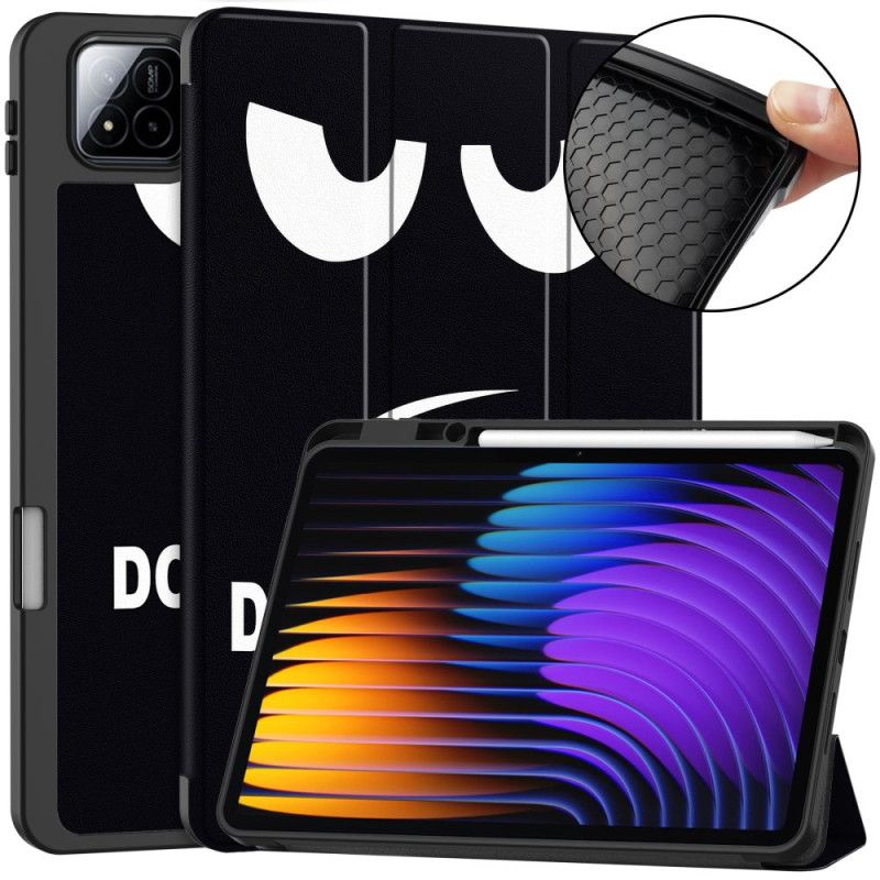 Smart Case Xiaomi Pad 7 / Pad 7 Pro Porte-Stylet Don't Touch Me