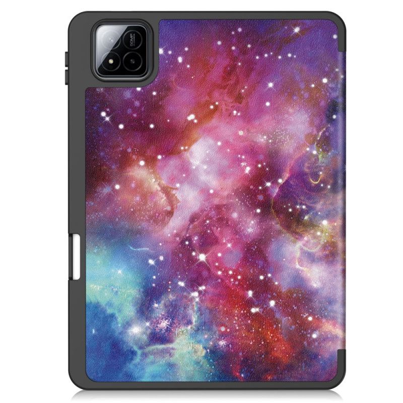 Smart Case Xiaomi Pad 7 / Pad 7 Pro Porte-Sylet Motif Galaxie
