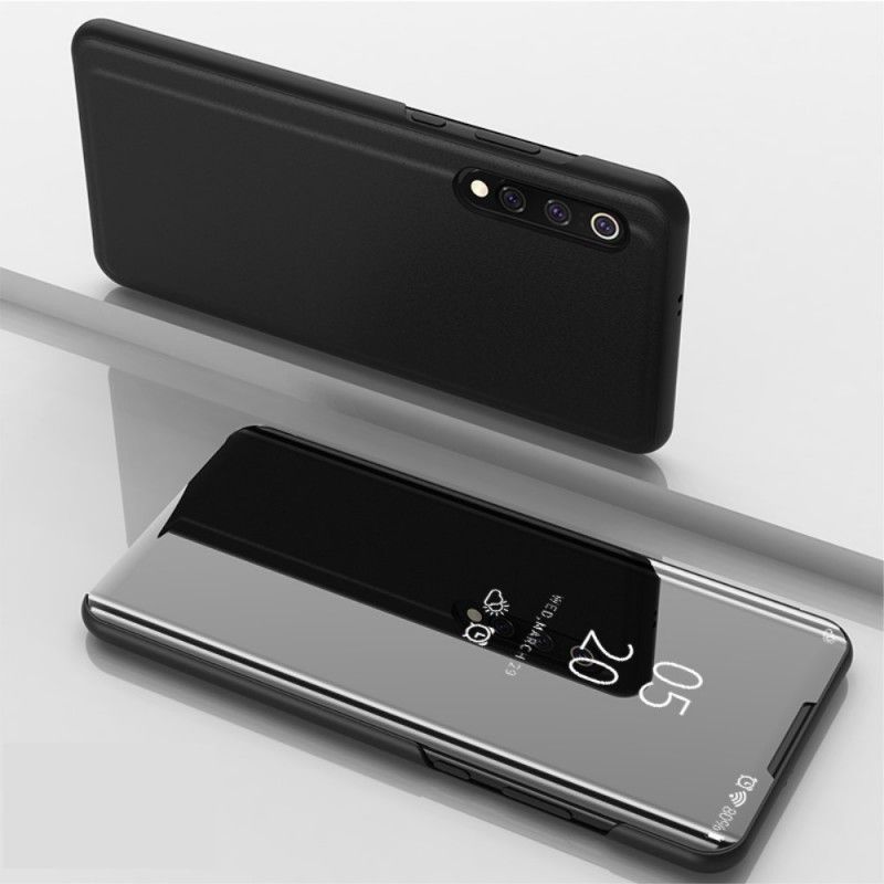 View Cover Xiaomi Mi 9 Miroir Et Simiii Cuir