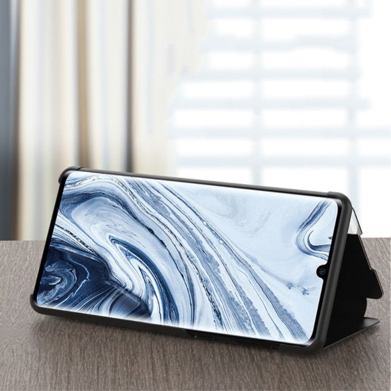 View Cover Xiaomi Mi Note 10 Lite Simili Cuir Texturé