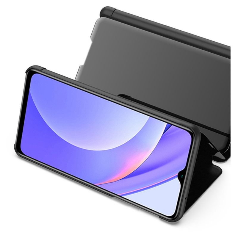 View Cover Xiaomi Poco M3 Miroir Et Simili Cuir