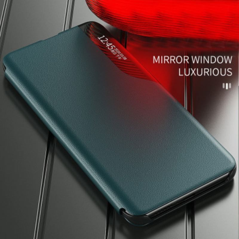 View Cover Xiaomi Redmi Note 10/10S/Poco M5s Effet Cuir