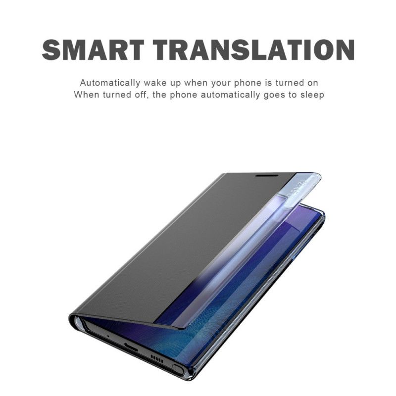 View Cover Xiaomi Redmi Note 10 / Note 10s Simili Cuir Texturé