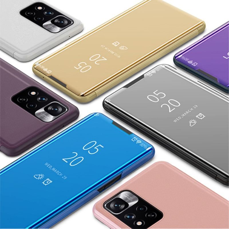 View Cover Xiaomi Redmi Note 11 Pro Plus 5G Miroir et Simili Cuir