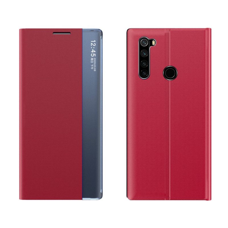 View Cover Xiaomi Redmi Note 8t Style Cuir Texturé